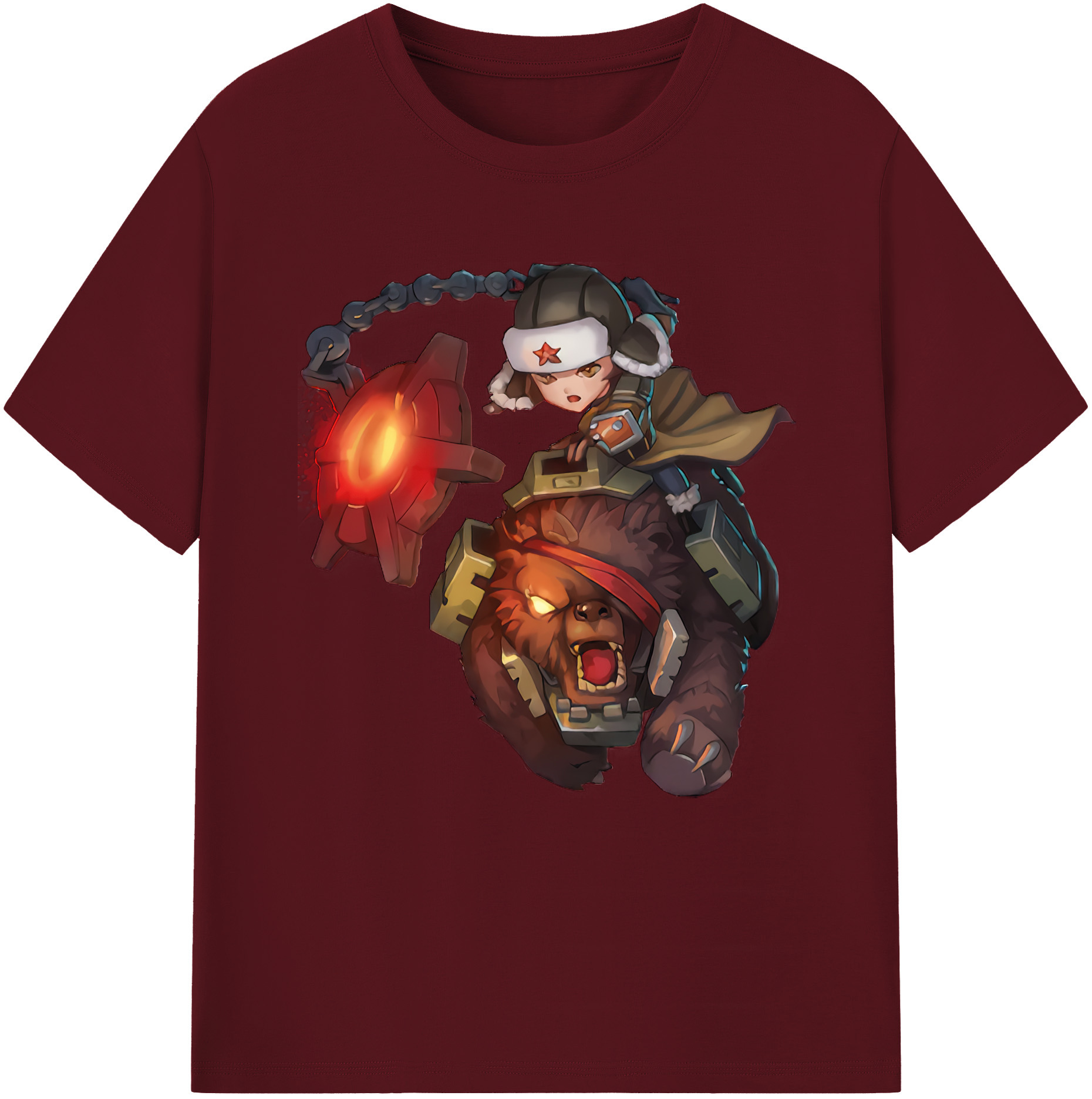 リーグ・オブ・レジェンド League of Legends LOL 綿100％半袖Tシャツ（フロントプリント）
